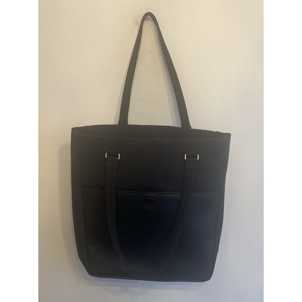 Herschel supply Co orion tote bag black with wristlet